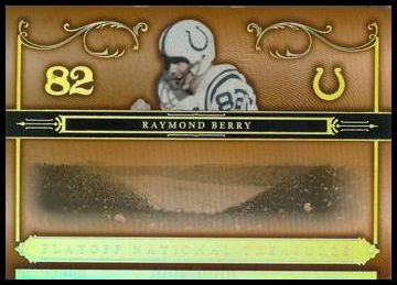 2006 Playoff National Treasures 57 Raymond Berry